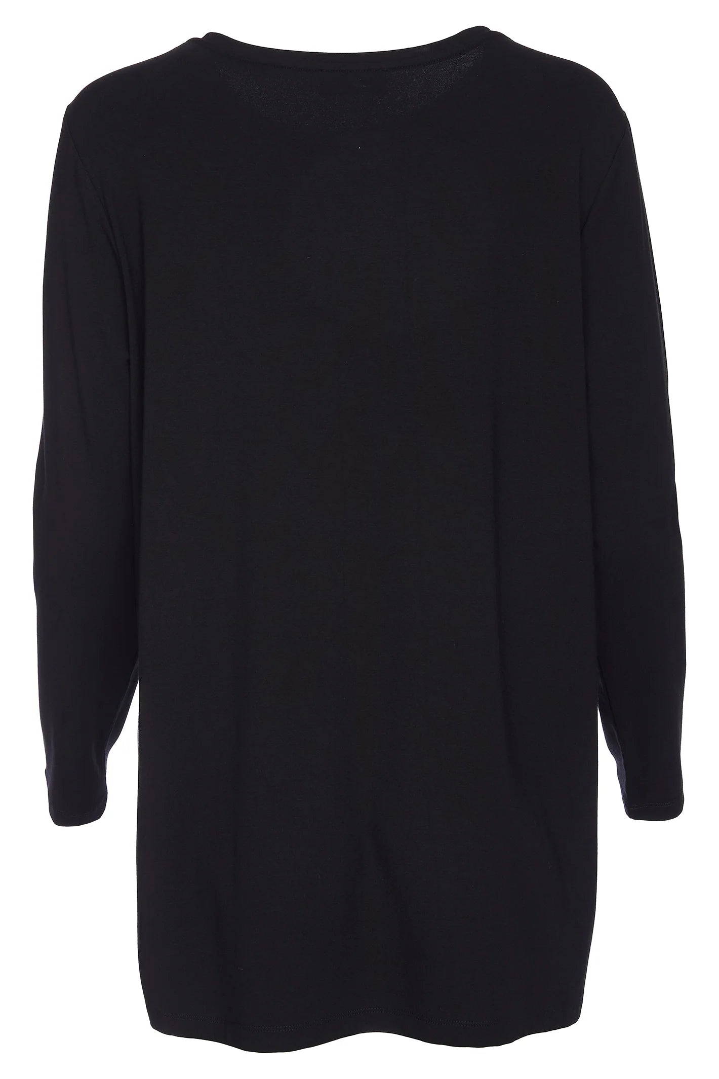 ORA Long Tunic with Contrast Panel