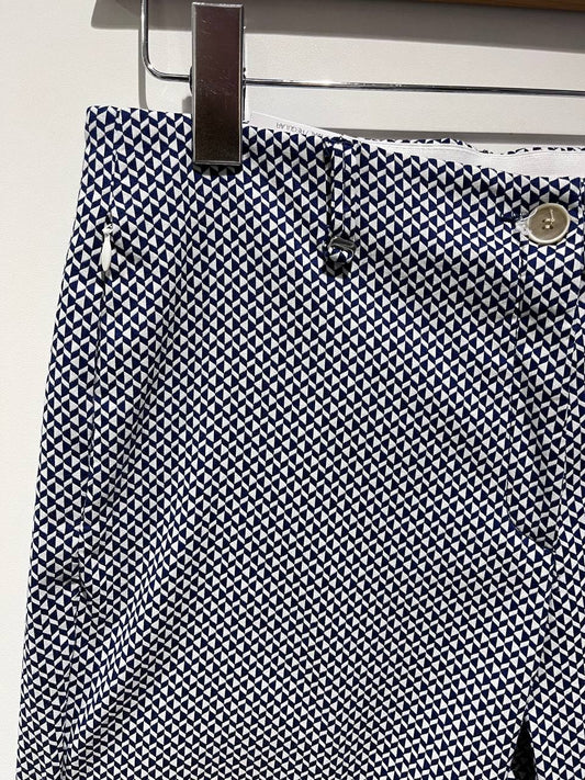 Brax Blue Pattern Maron S Trousers