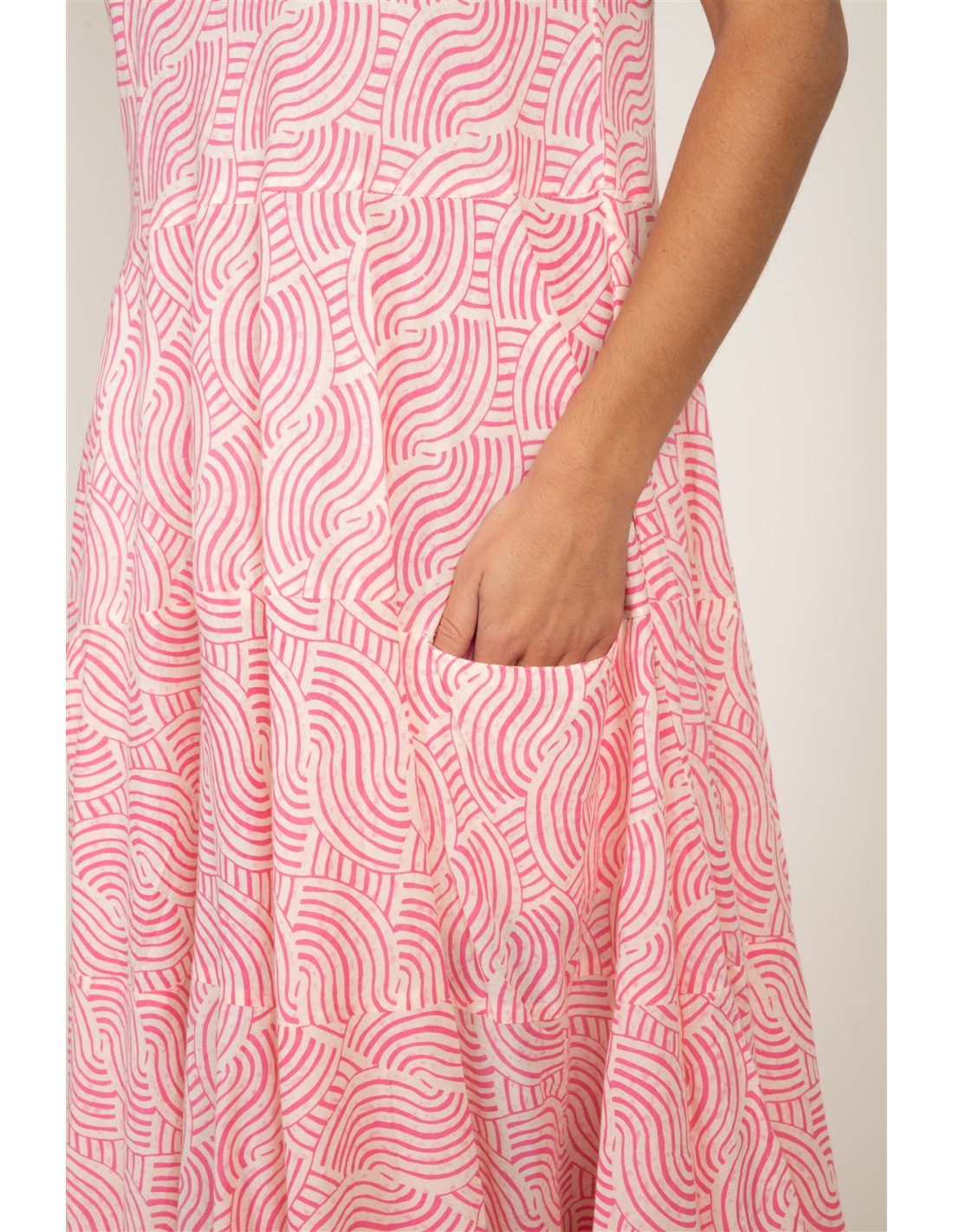 Terre Rouge Print Maxi Dress