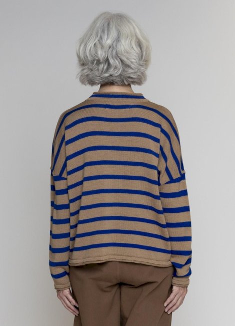 Muse Wear Sille Stripe Merino Sweater