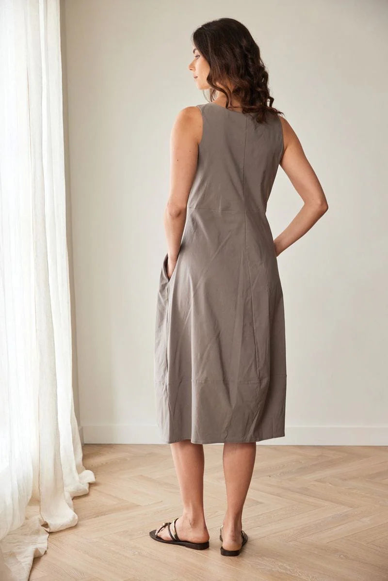Peruzzi Technical Sleeveless Dress