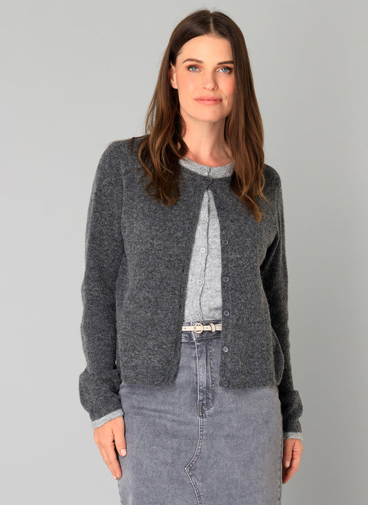Yest Brandi Grey Cardigan