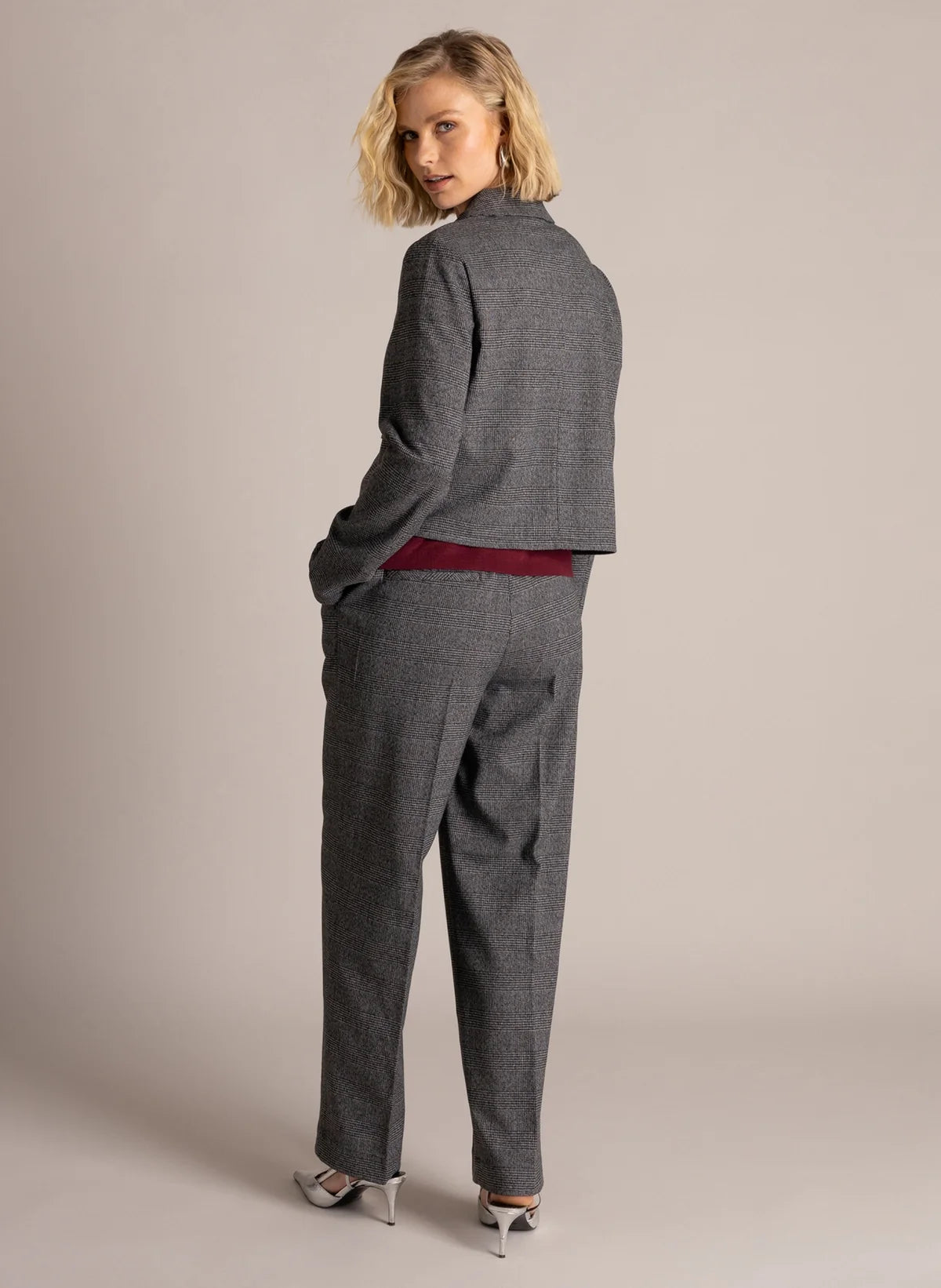 Yest Stella Check Blazer
