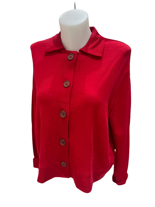 By Basics Merino Boxy Cardigan