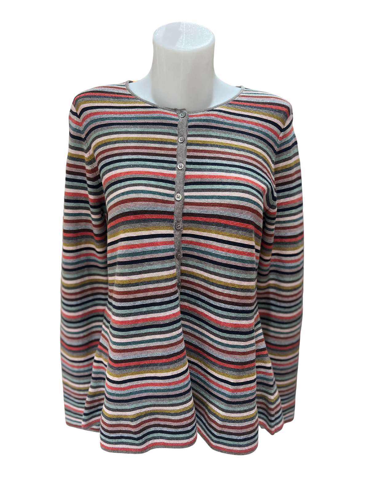 Mansted Mood Multi Stripe Cardigan