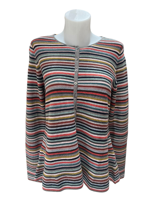 Mansted Mood Multi Stripe Cardigan