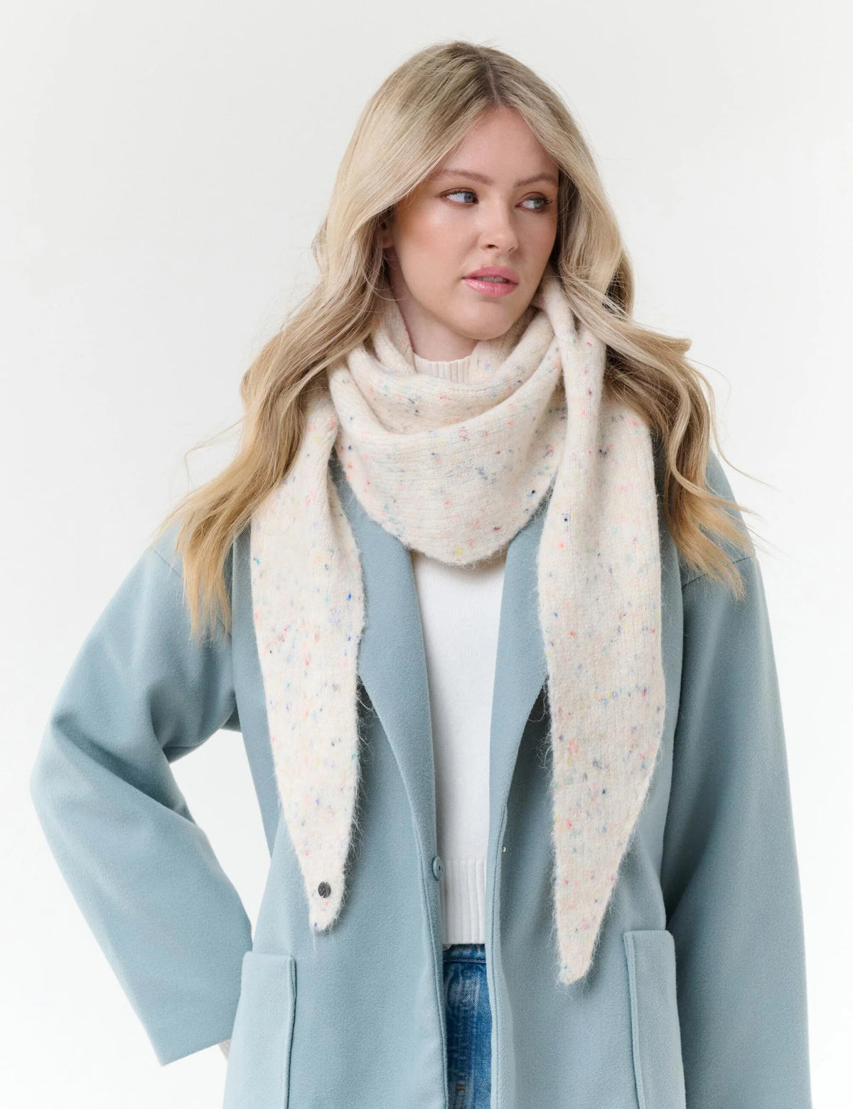 Fraas Speckled Triangle Scarf