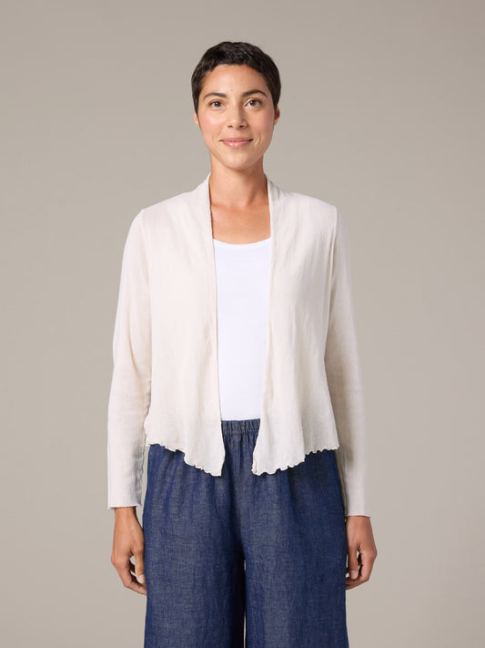 Cut Loose Cropped Tulle Cardigan