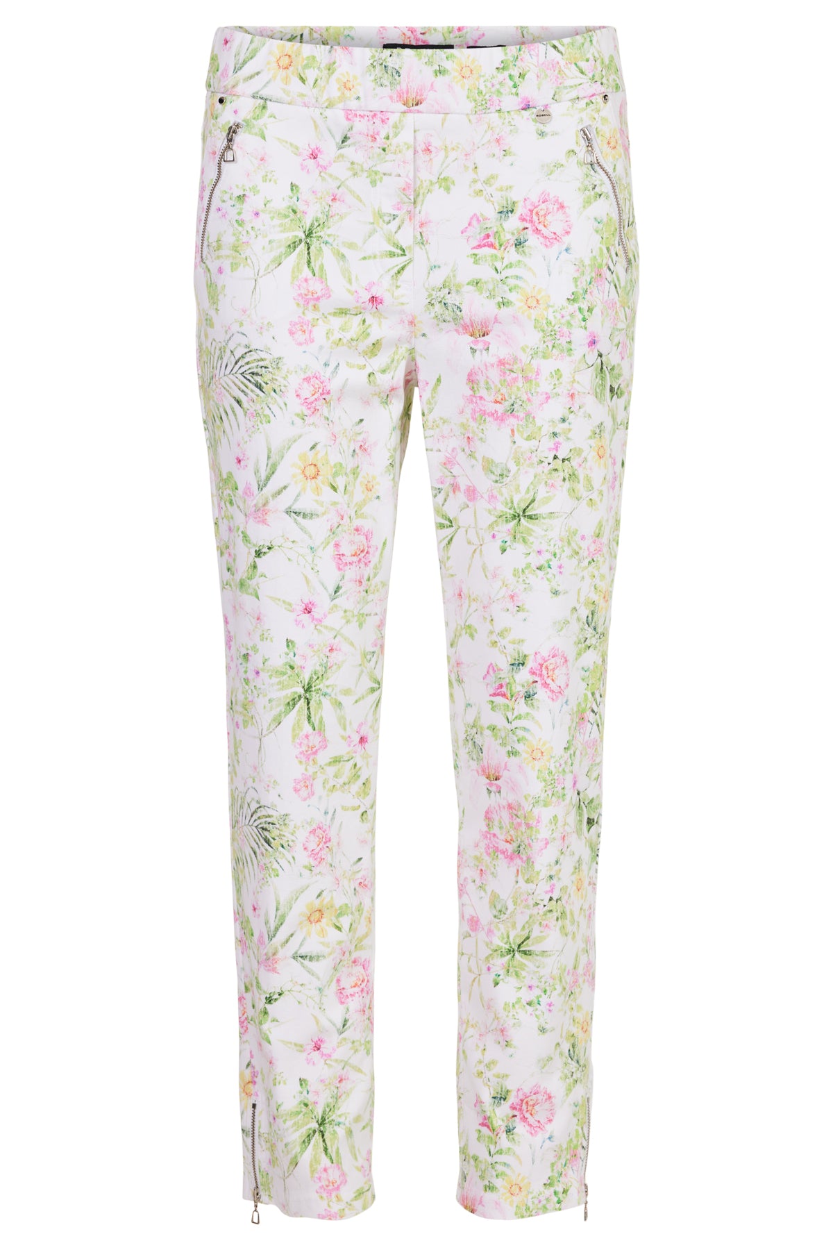 Robell Nena 09 Floral Pattern Trousers