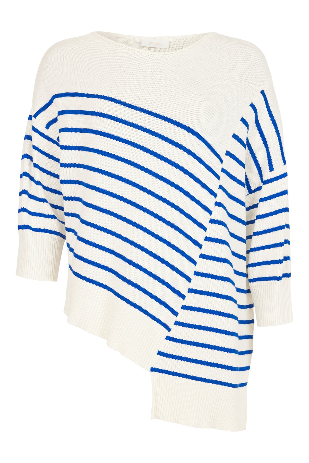 Noen Asymmetric Stripe Pullover