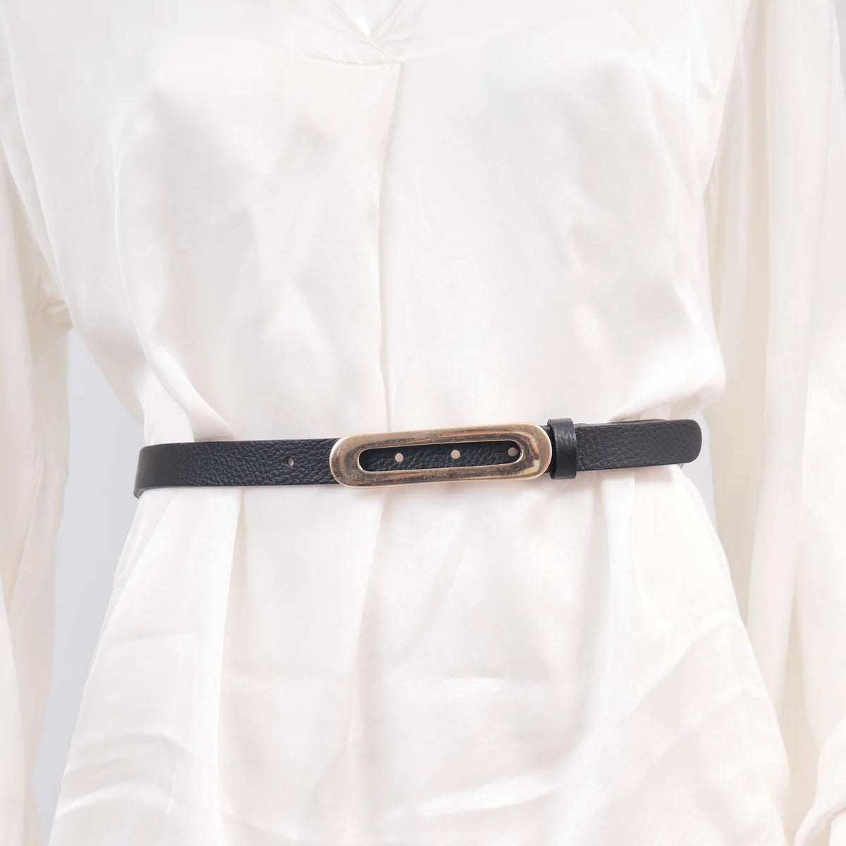 Cecile Wang Thin Leather Belt
