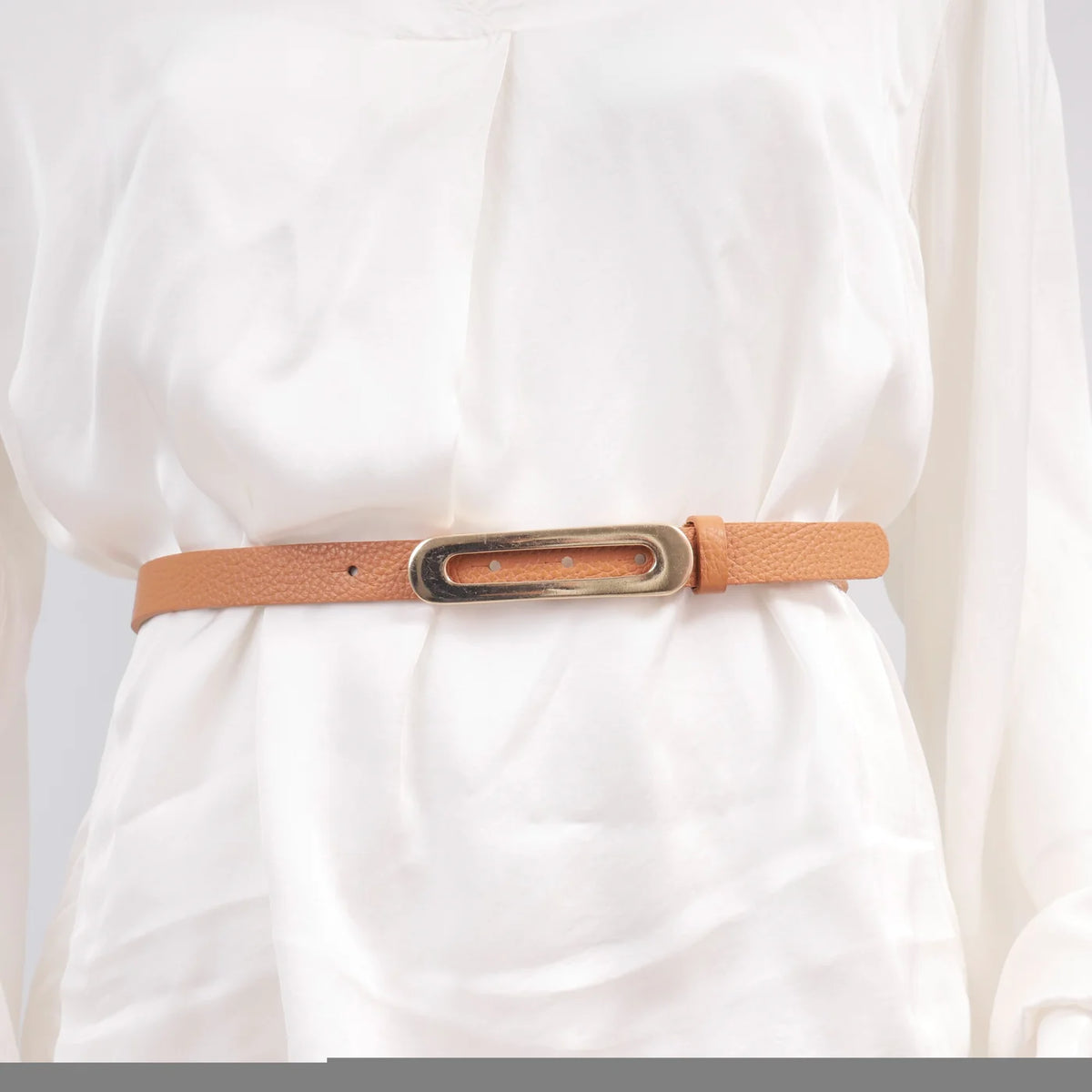 Cecile Wang Thin Leather Belt