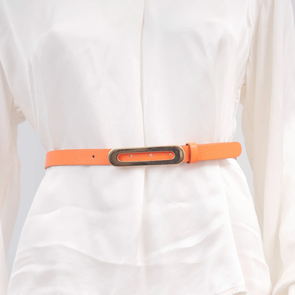 Cecile Wang Thin Leather Belt