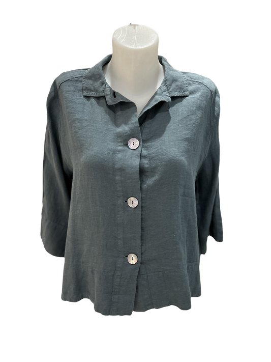 By Basics Lab Coat Blouse