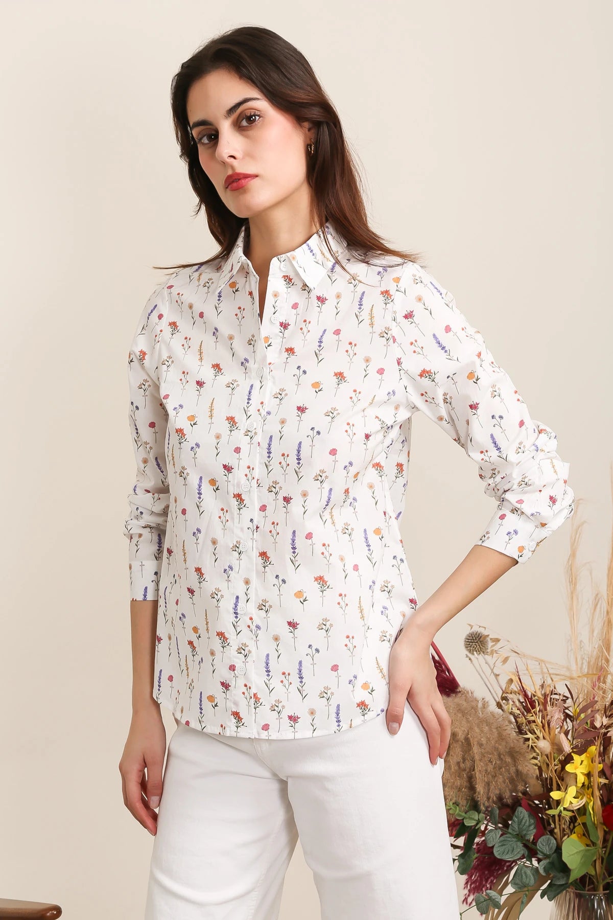 Daphnea Floral Shirt