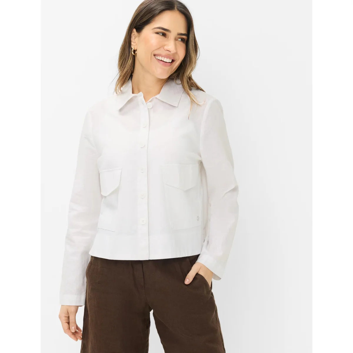 Brax Vega Linen Blend Shirt