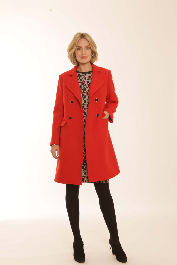 Pomodoro Wool Blend Coat