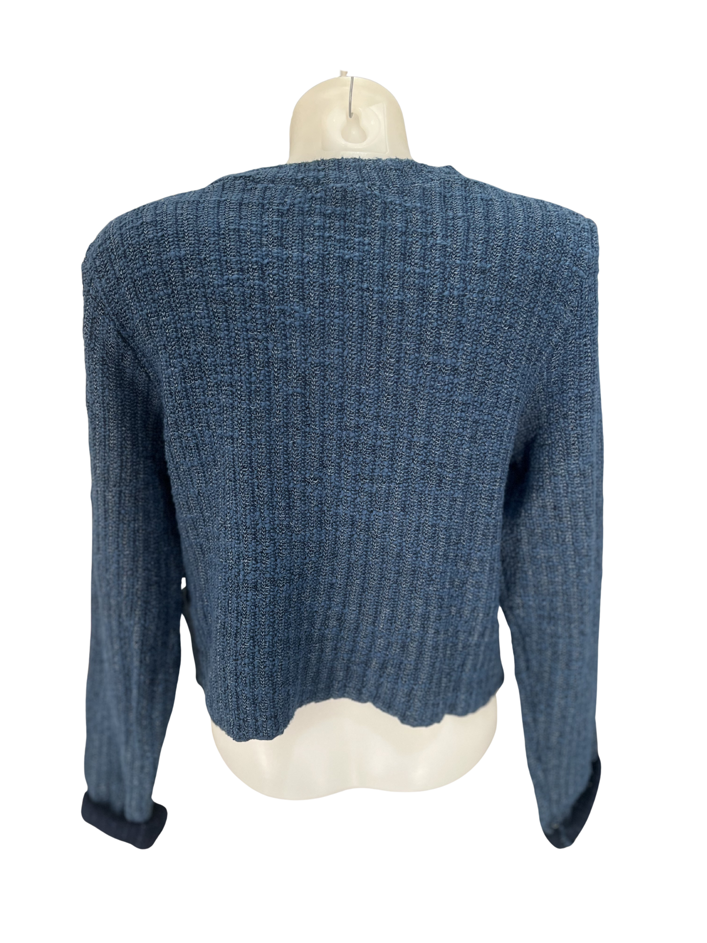 Cut Loose Curved Crop Sweater