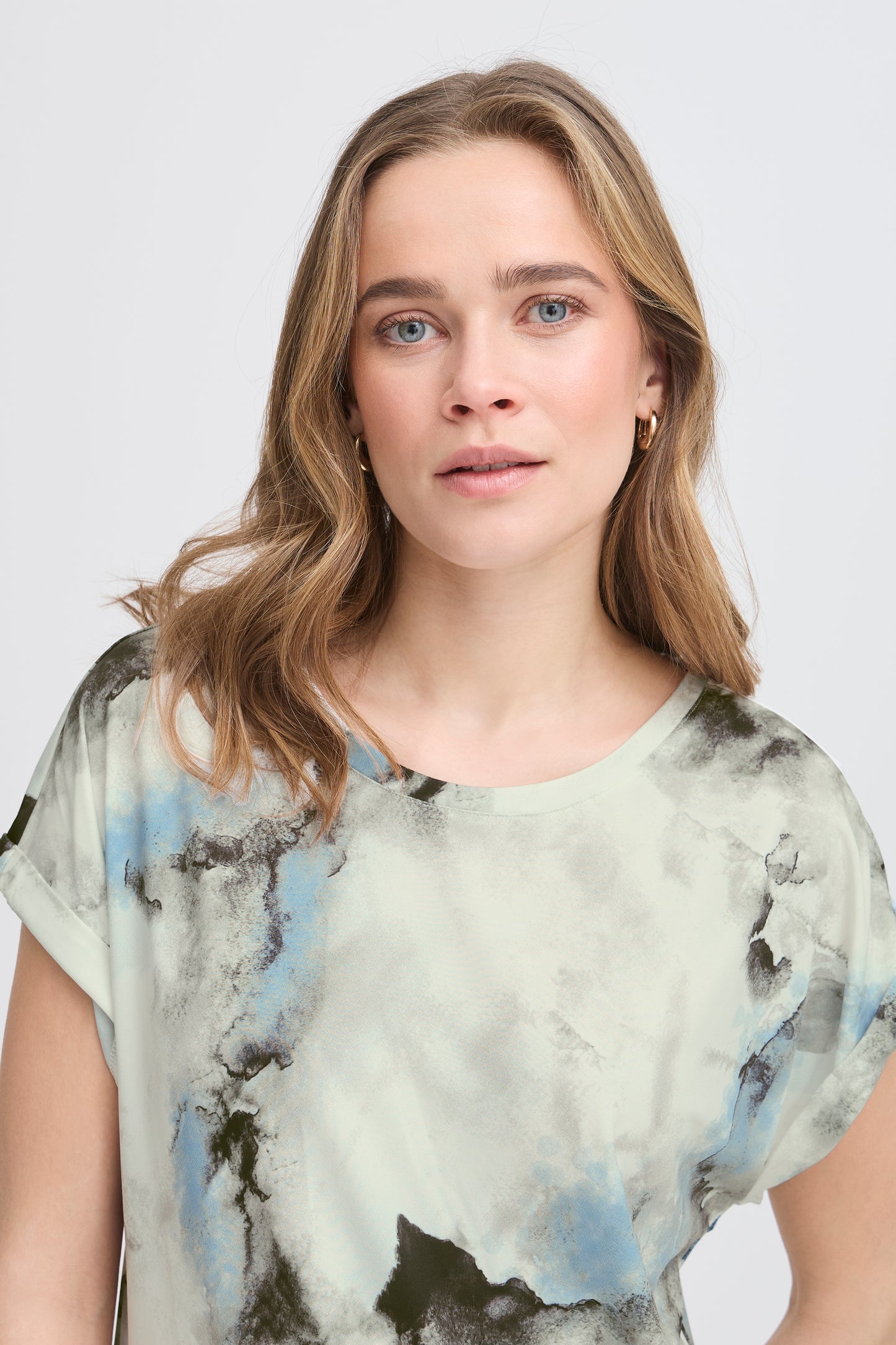Fransa Seen Watercolour T-Shirt