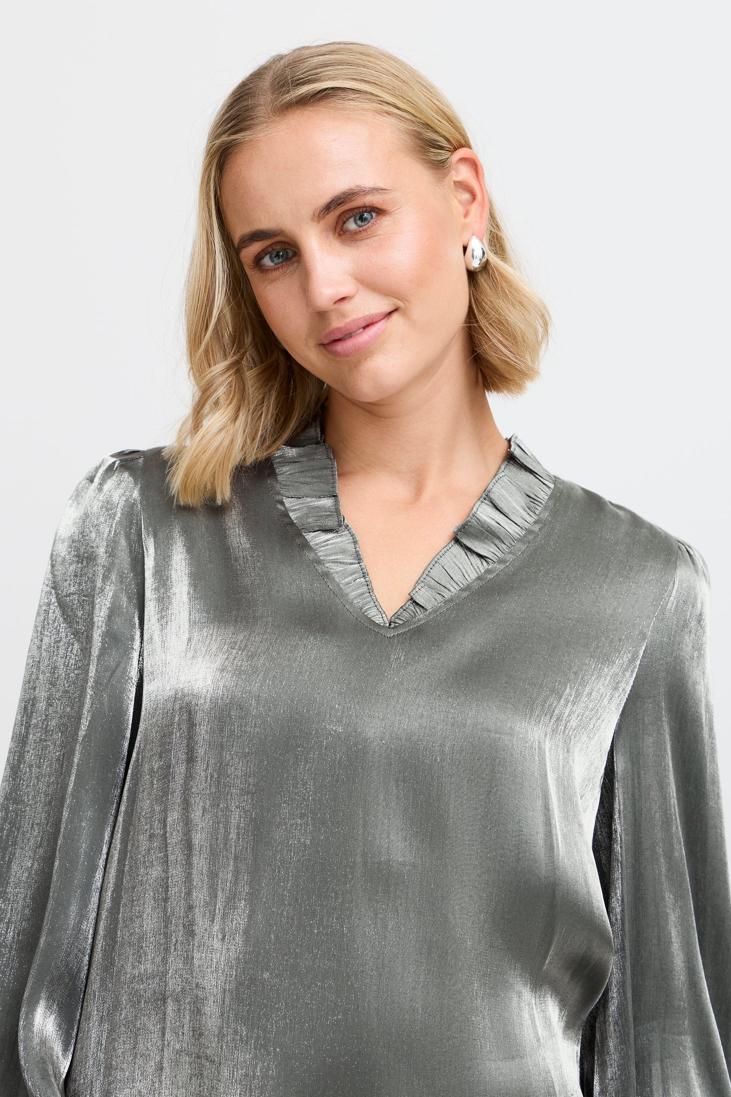 Fransa FrYolanda Metallic Blouse