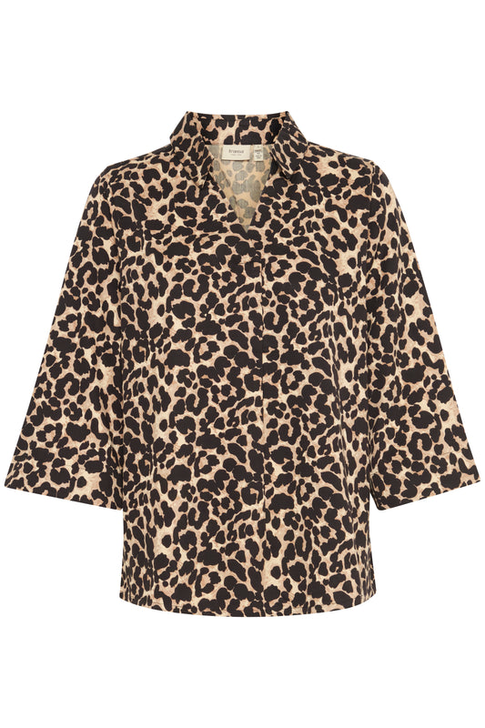 Fransa FxCatalia Leopard Print Blouse