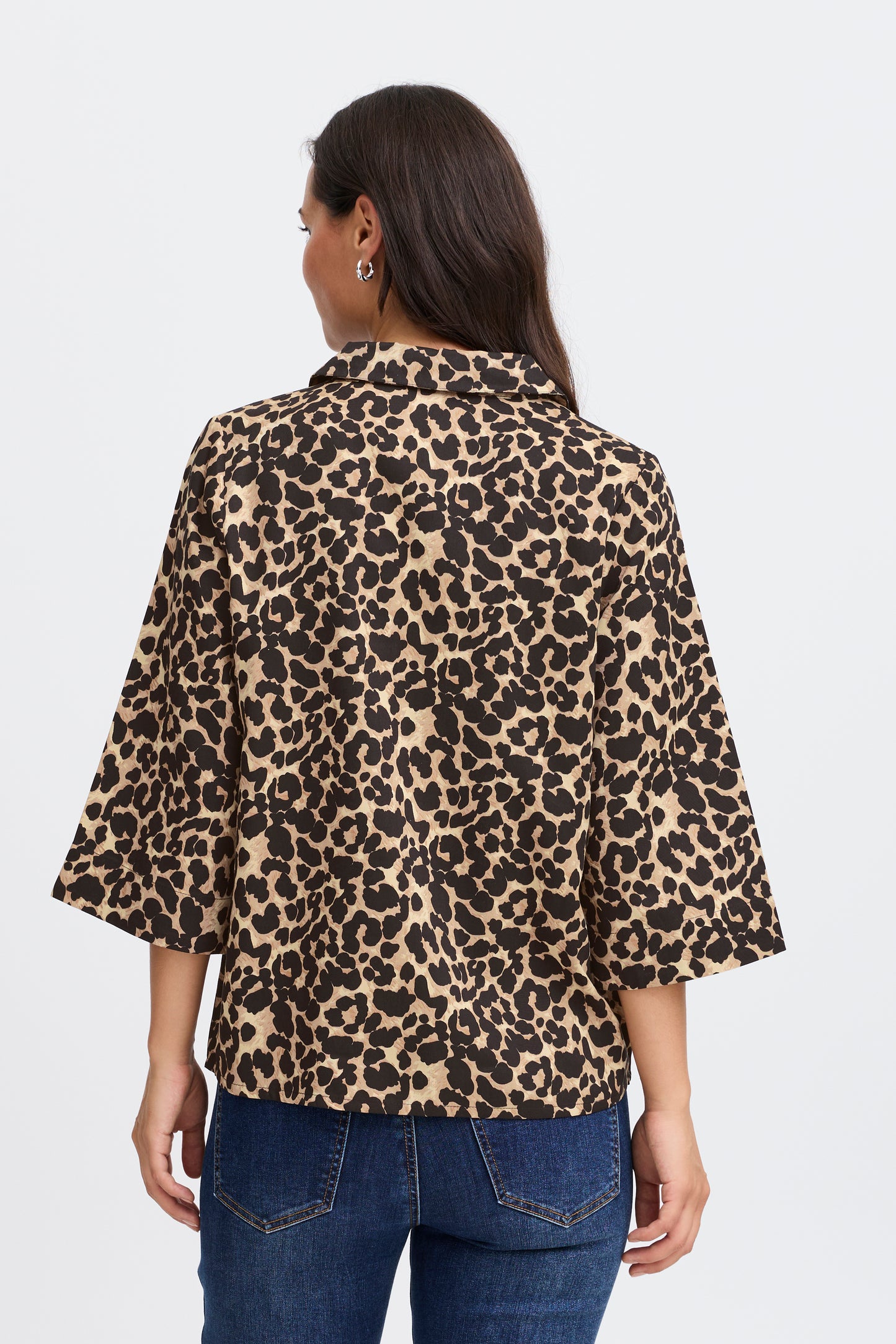 Fransa FxCatalia Leopard Print Blouse