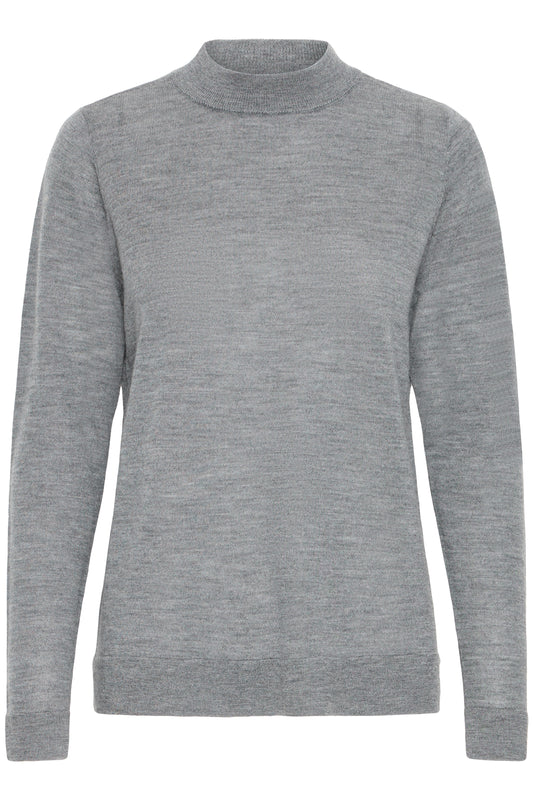 Fransa Woolina Grey Pullover