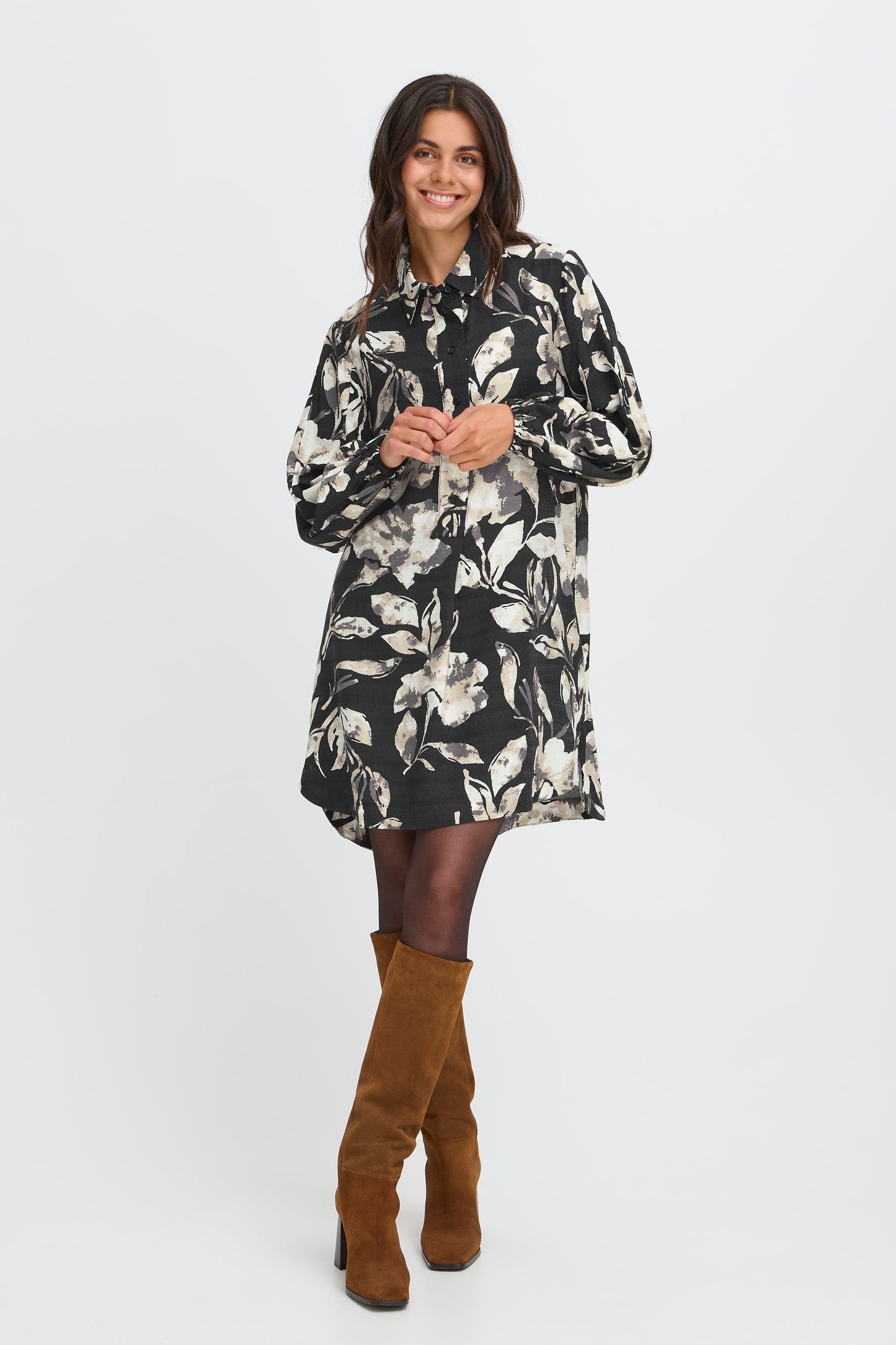 Fransa Ariana Floral Dress