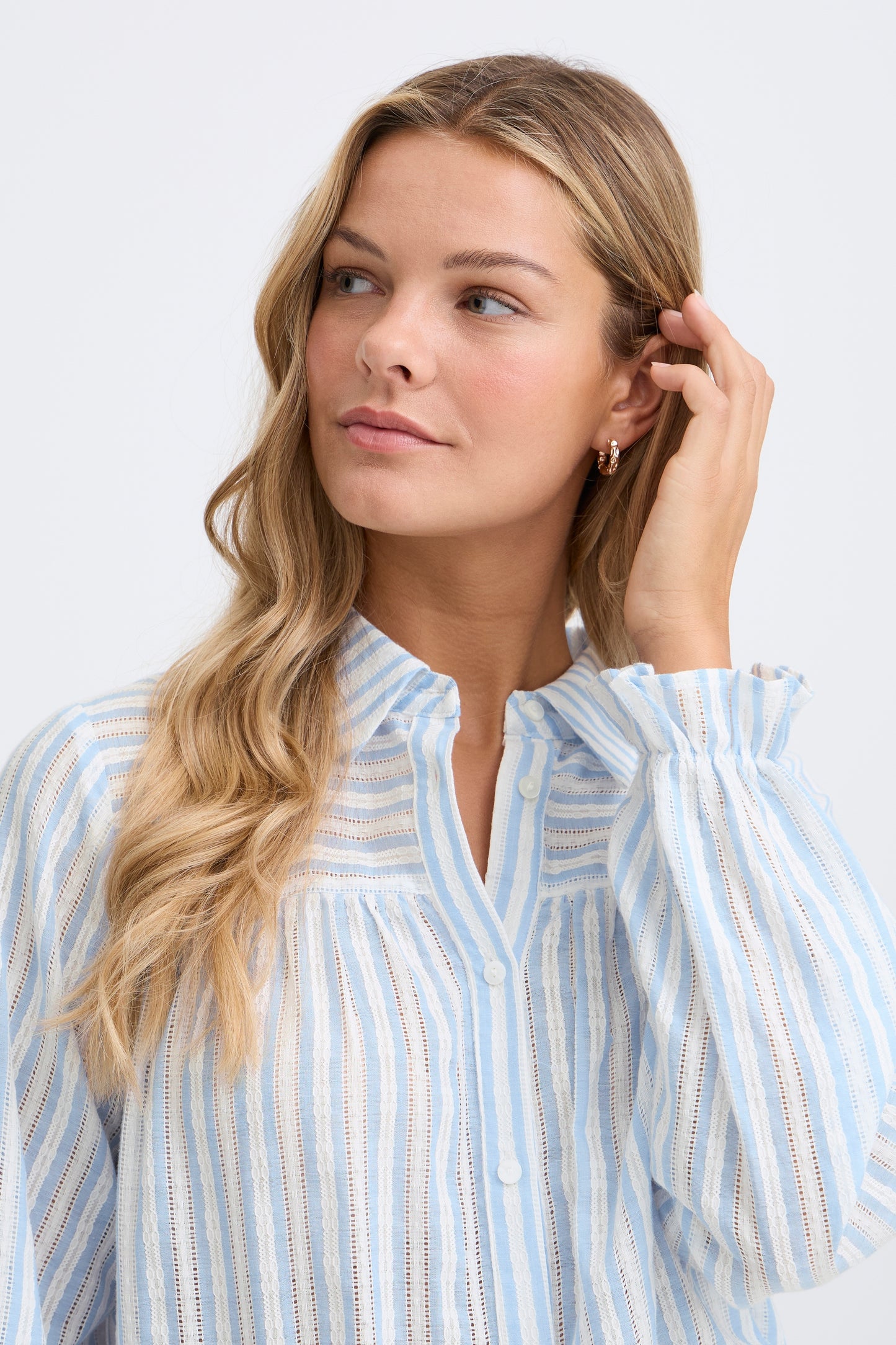 Fransa Everly Striped Shirt