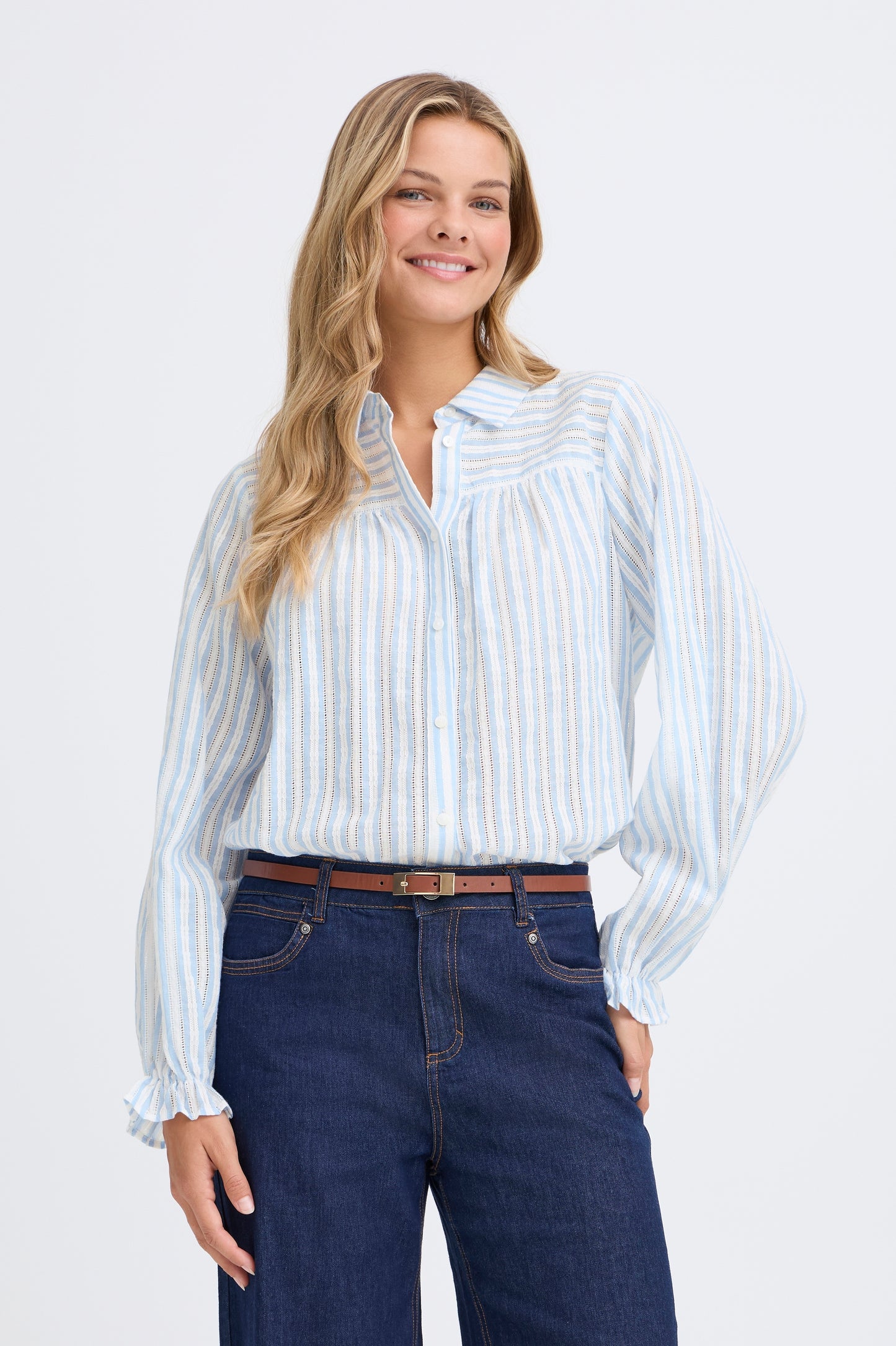 Fransa Everly Striped Shirt