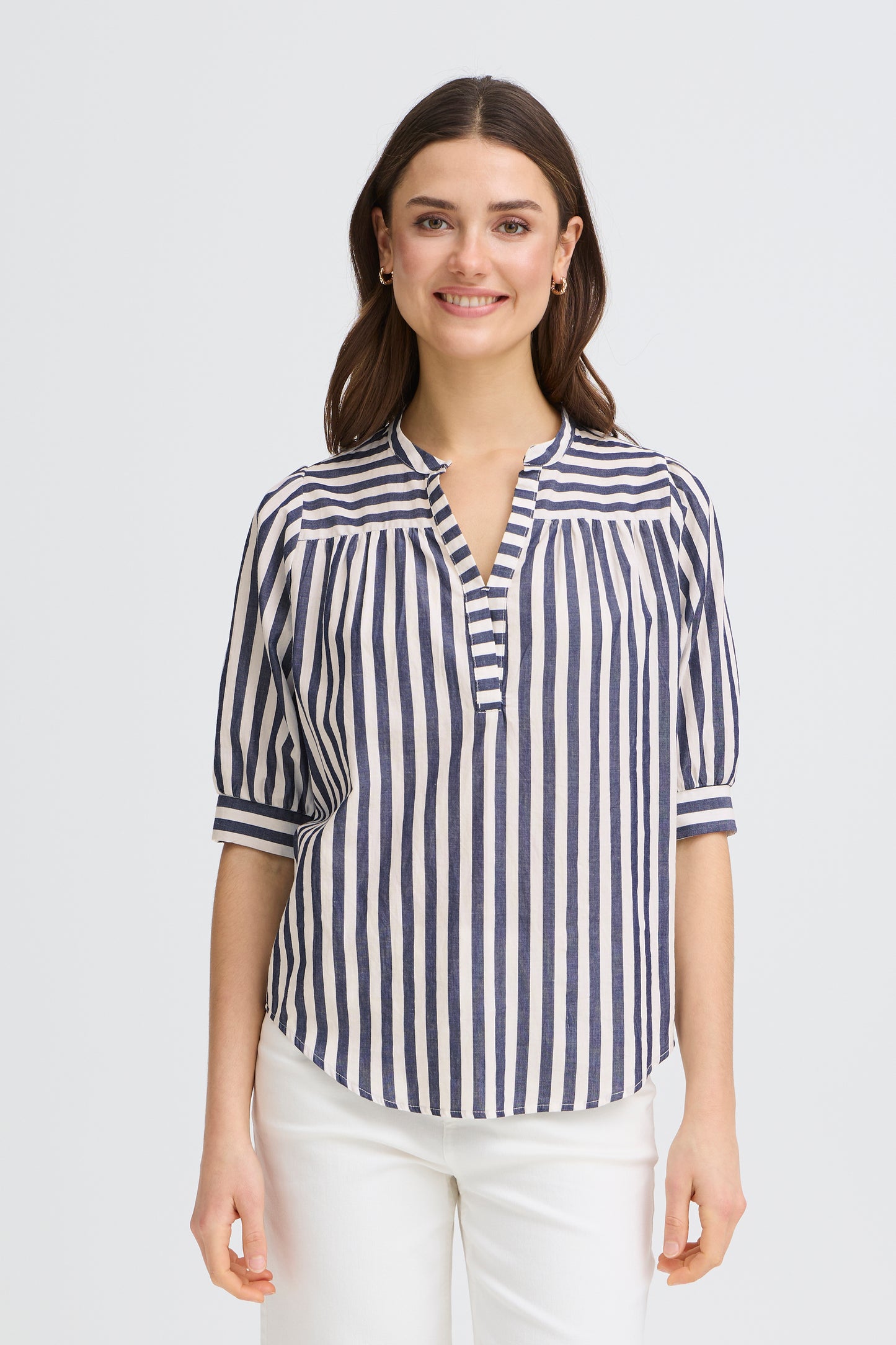 Fransa Donnie Stripe Blouse