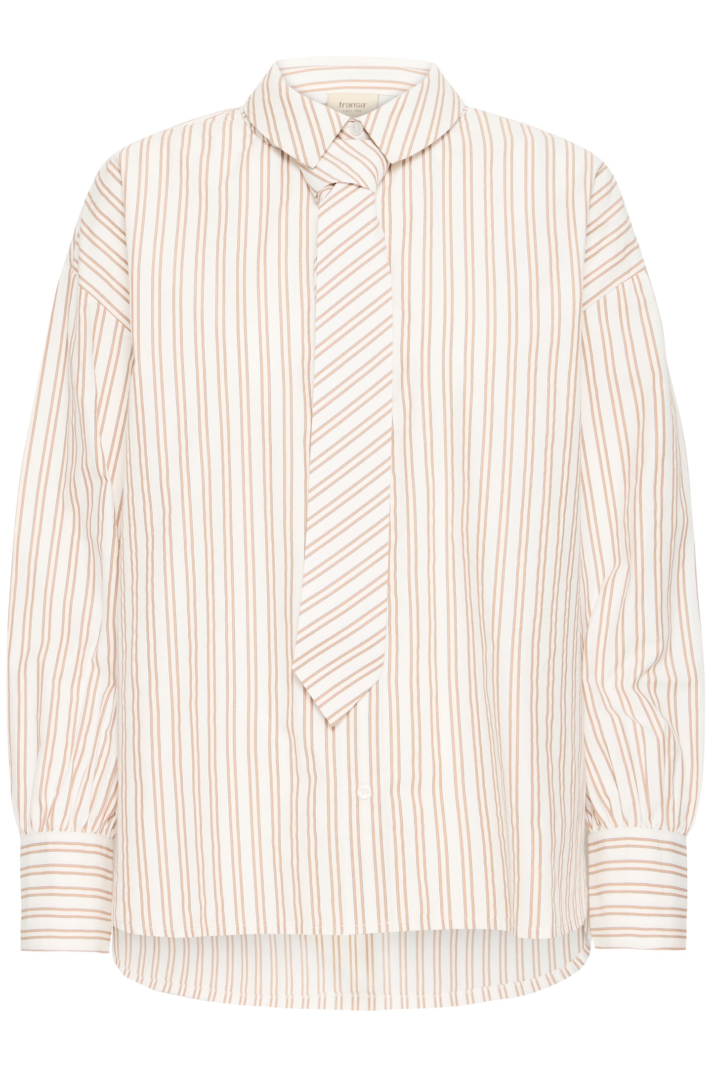 Fransa Zaba Shirt with Tie