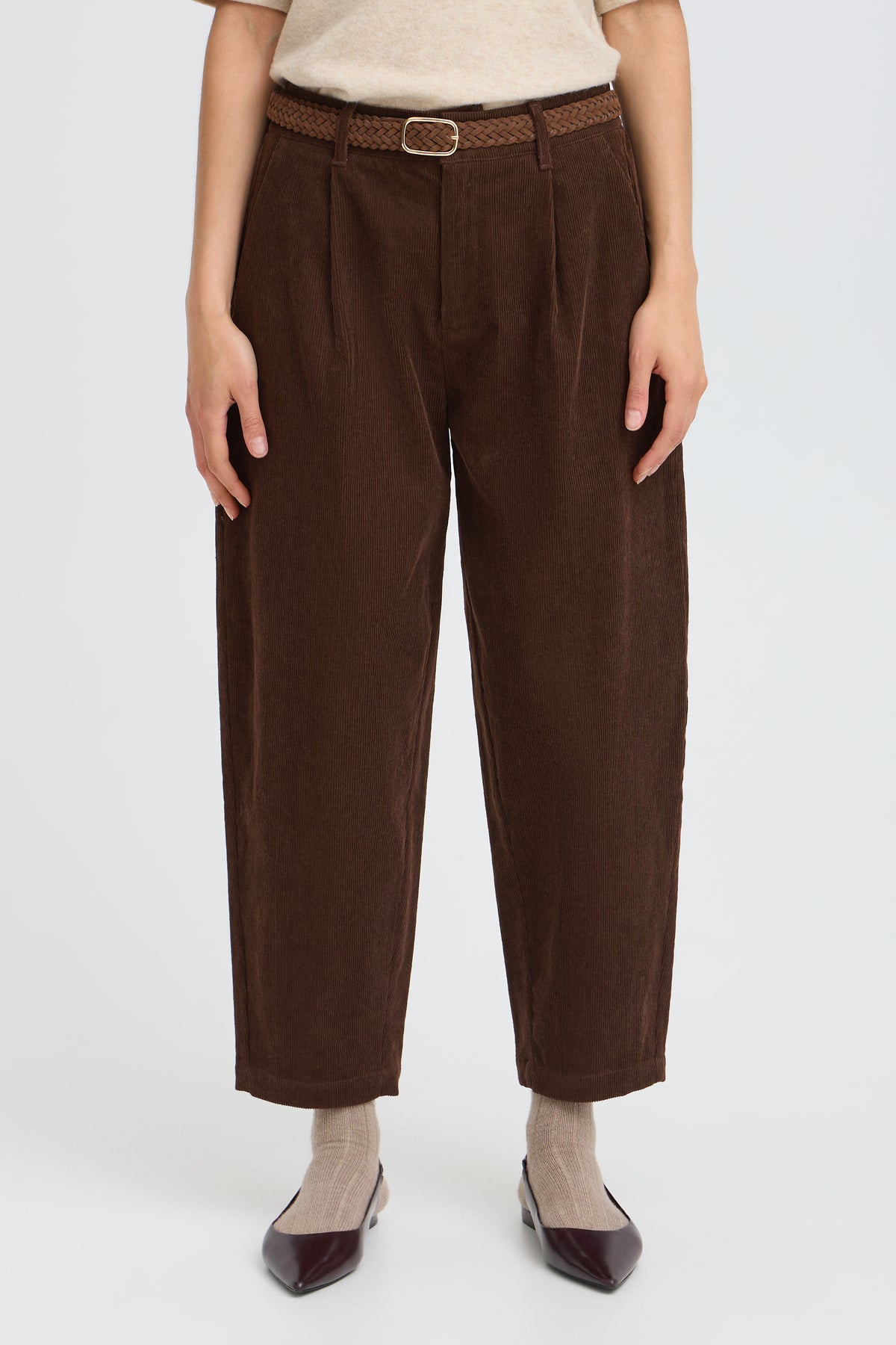 Fransa Calana Cord Trousers