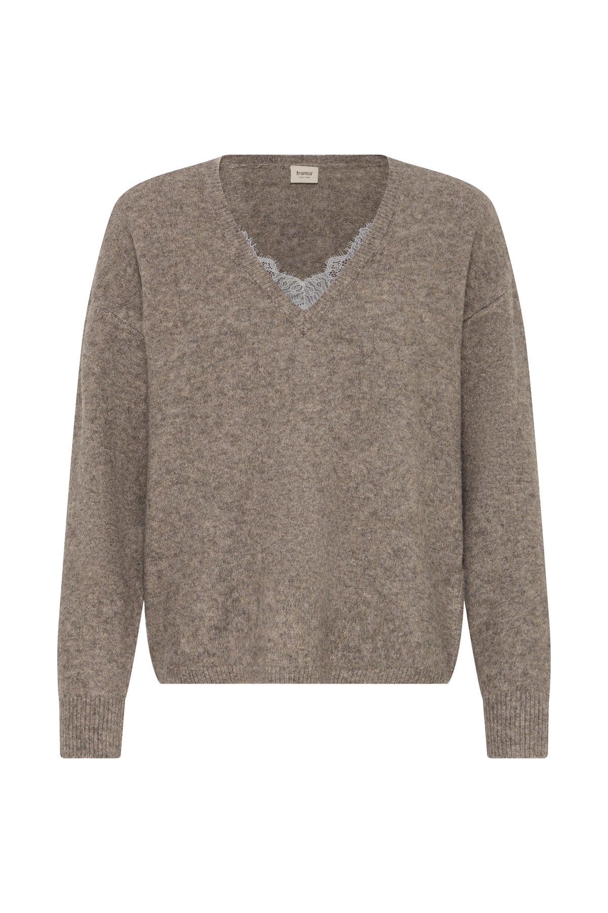 Fransa Ellen Lace Detail jumper