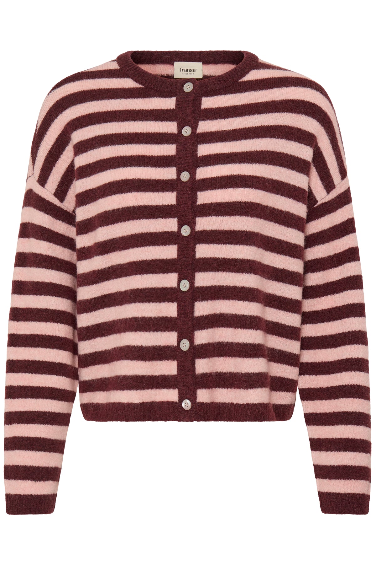 Fransa Idaa Stripe Cardigan