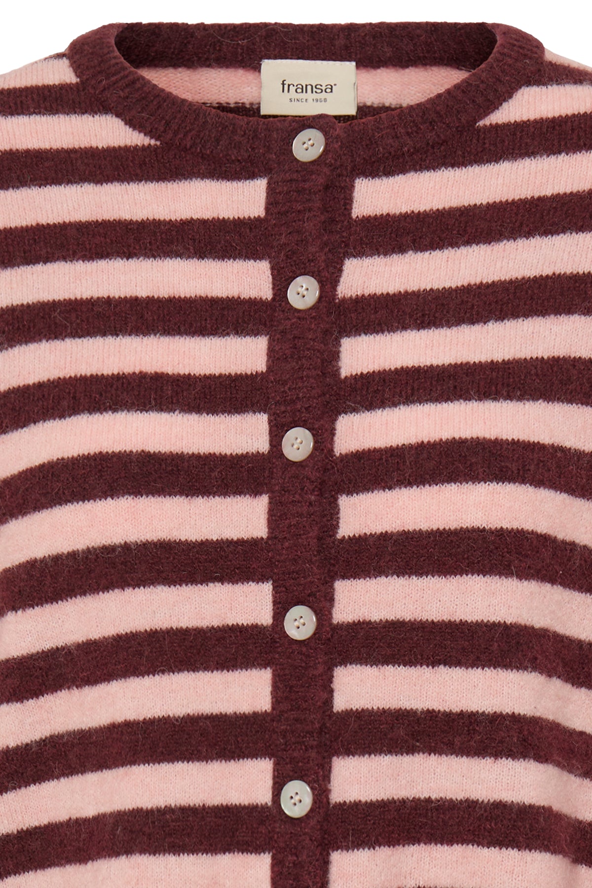 Fransa Idaa Stripe Cardigan