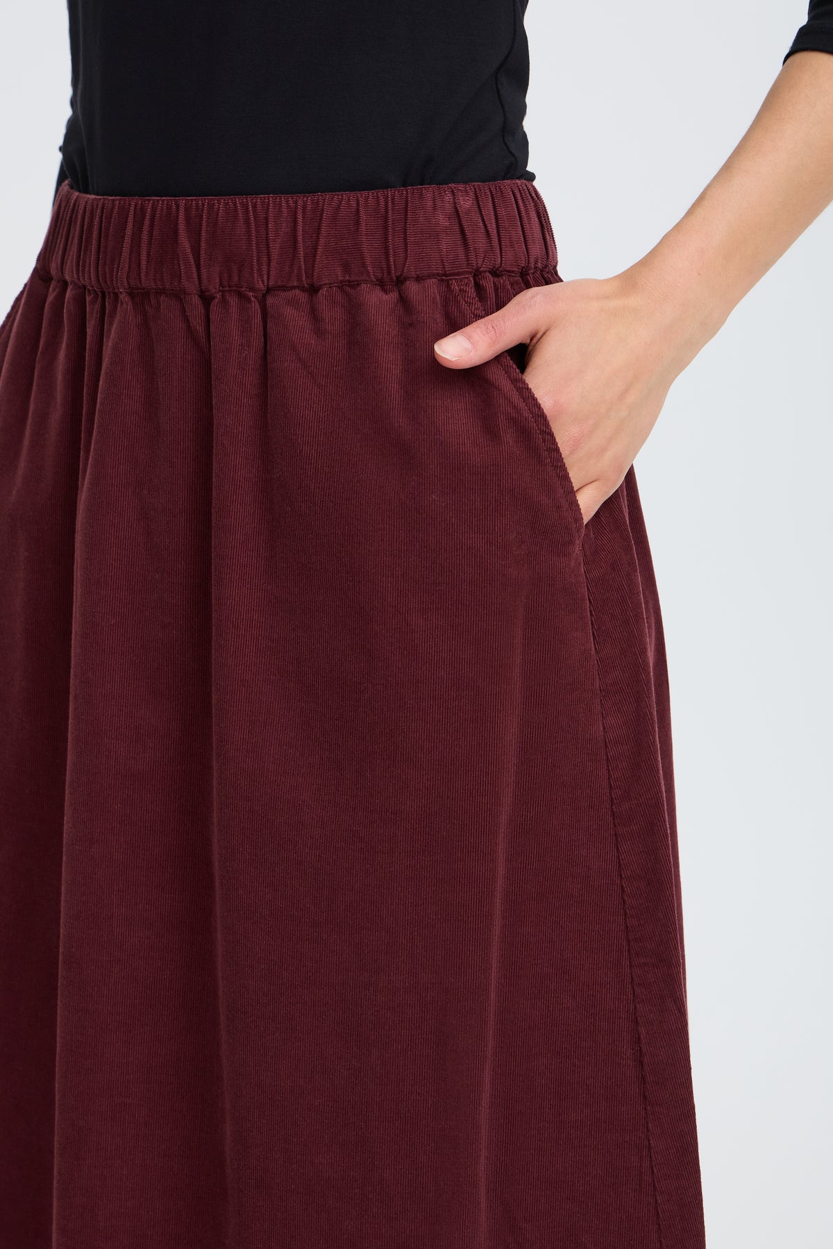 Fransa Cory Cord Skirt