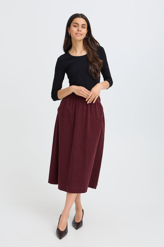 Fransa Cory Cord Skirt