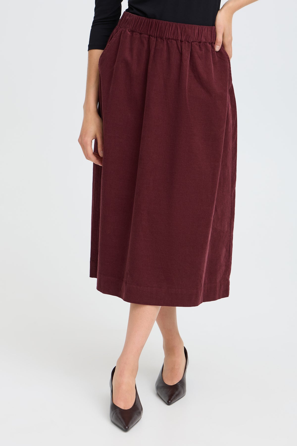 Fransa Cory Cord Skirt