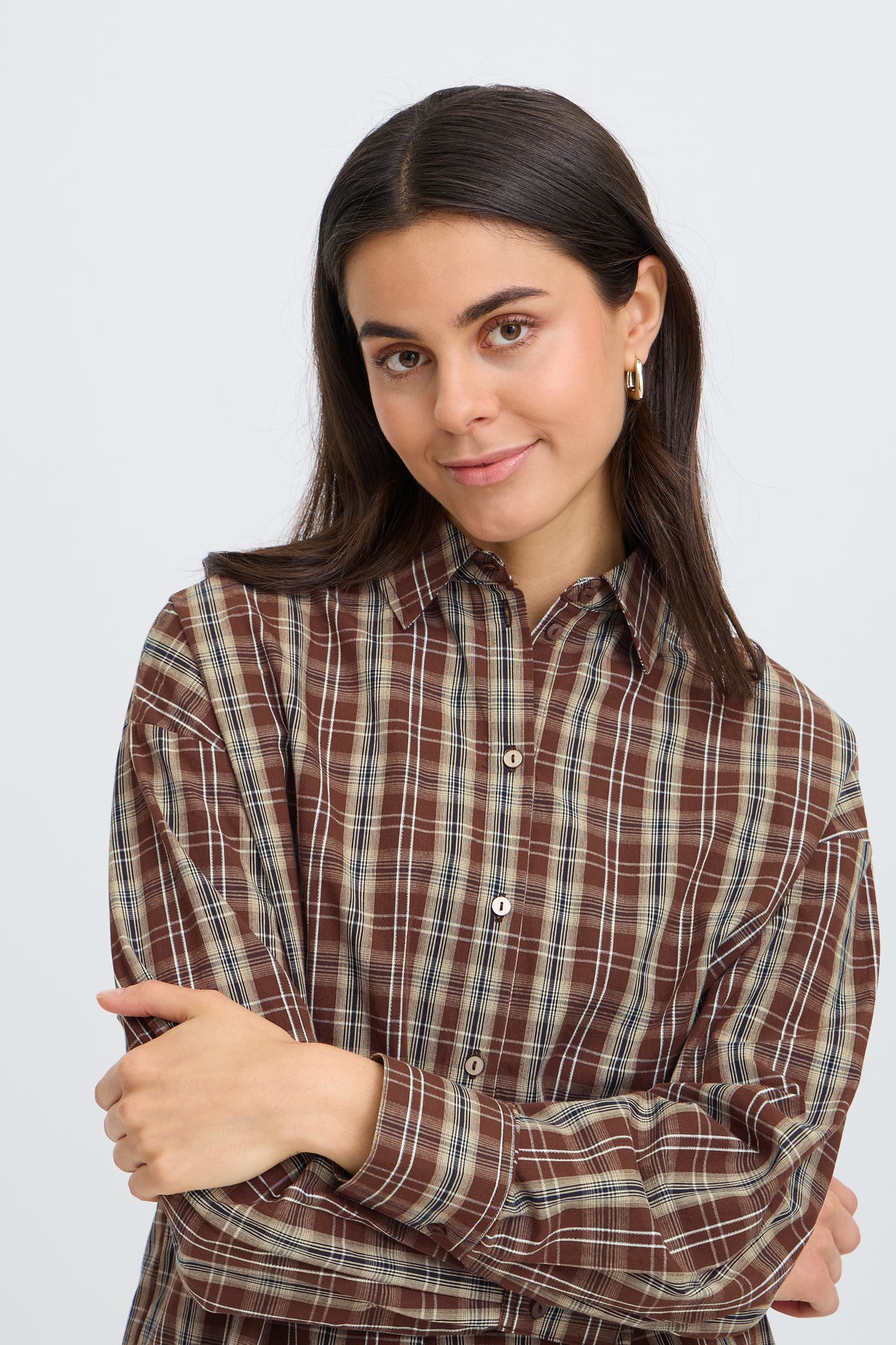 Fransa Elaras Plaid Shirt