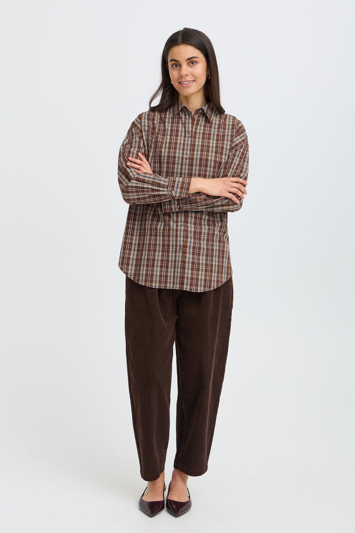 Fransa Elaras Plaid Shirt