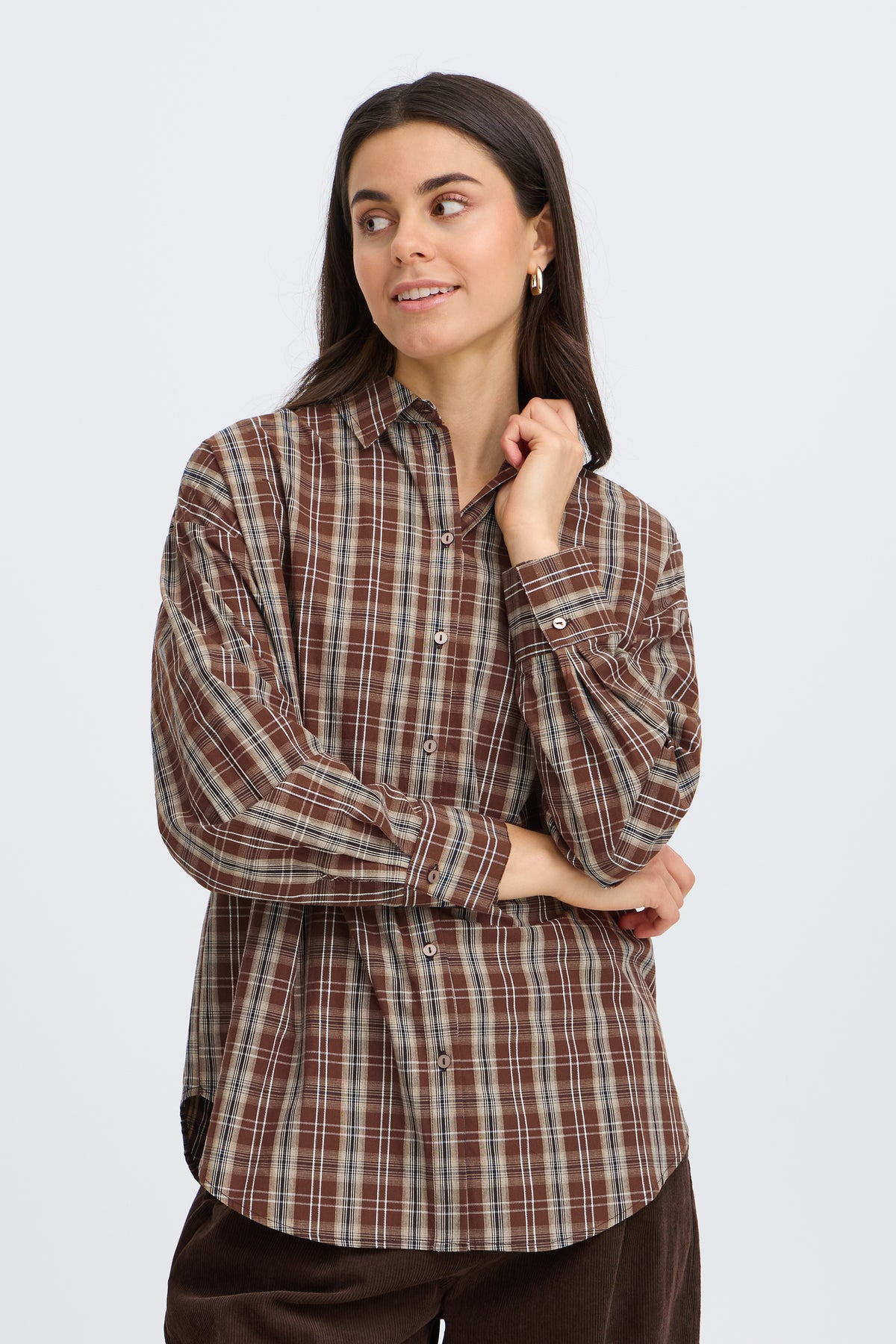 Fransa Elaras Plaid Shirt