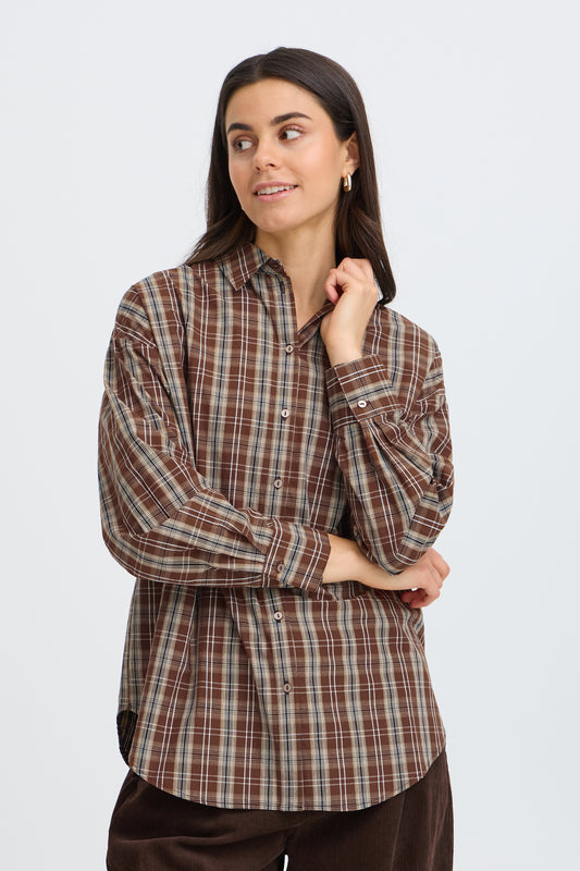 Fransa Elaras Plaid Shirt