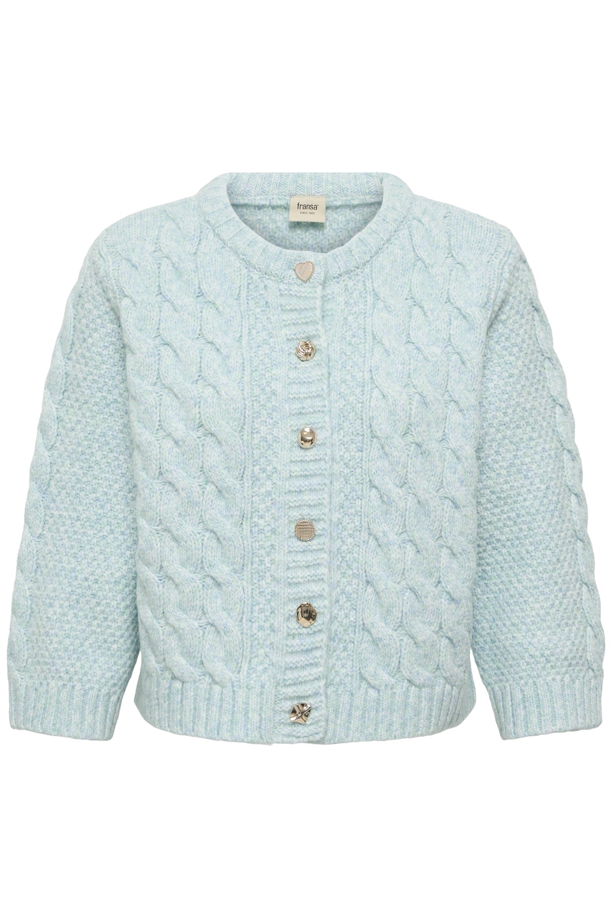 Fransa Olivia Cable Knit Cardigan