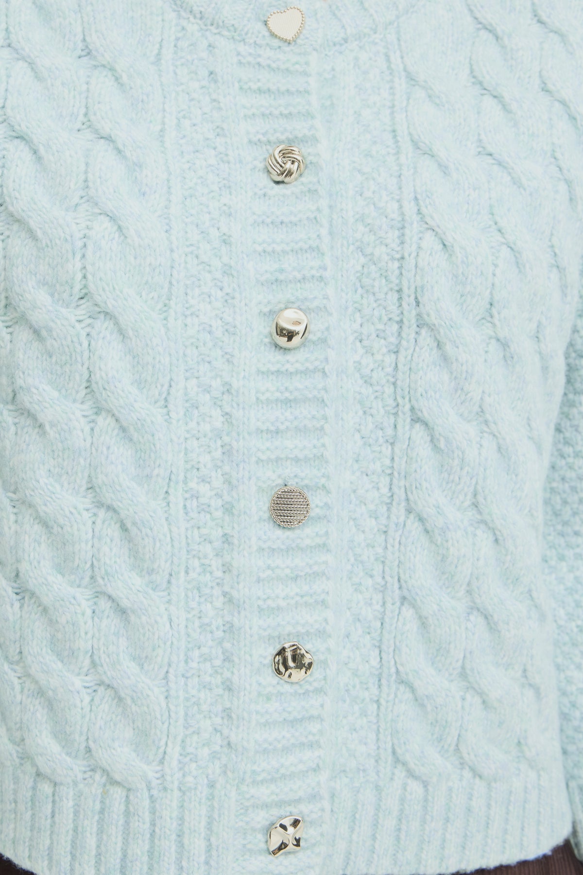 Fransa Olivia Cable Knit Cardigan