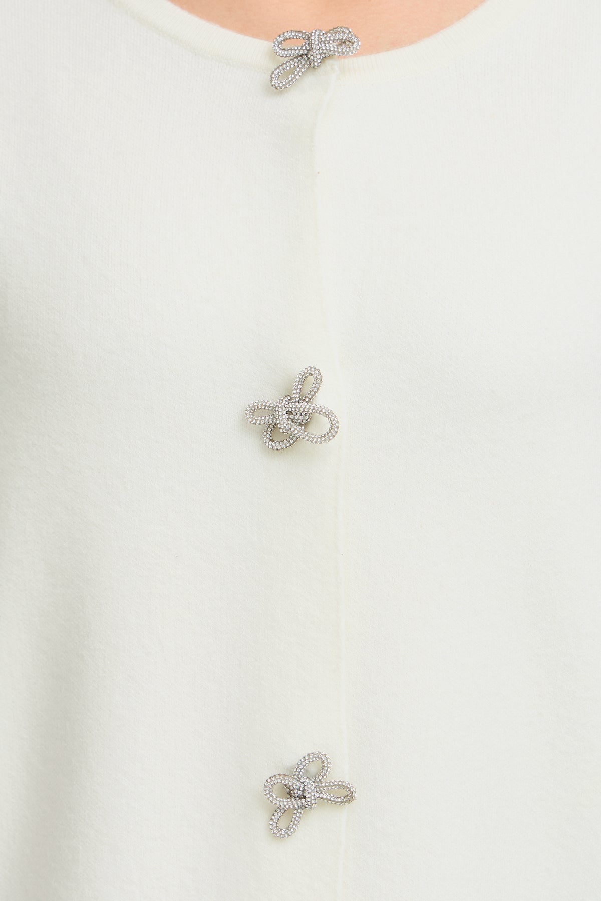 Fransa Sally Bow Cardigan