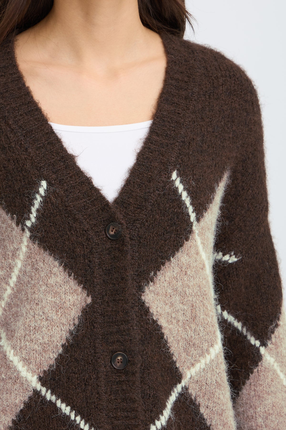Fransa Charleen V-Neck Cardigan