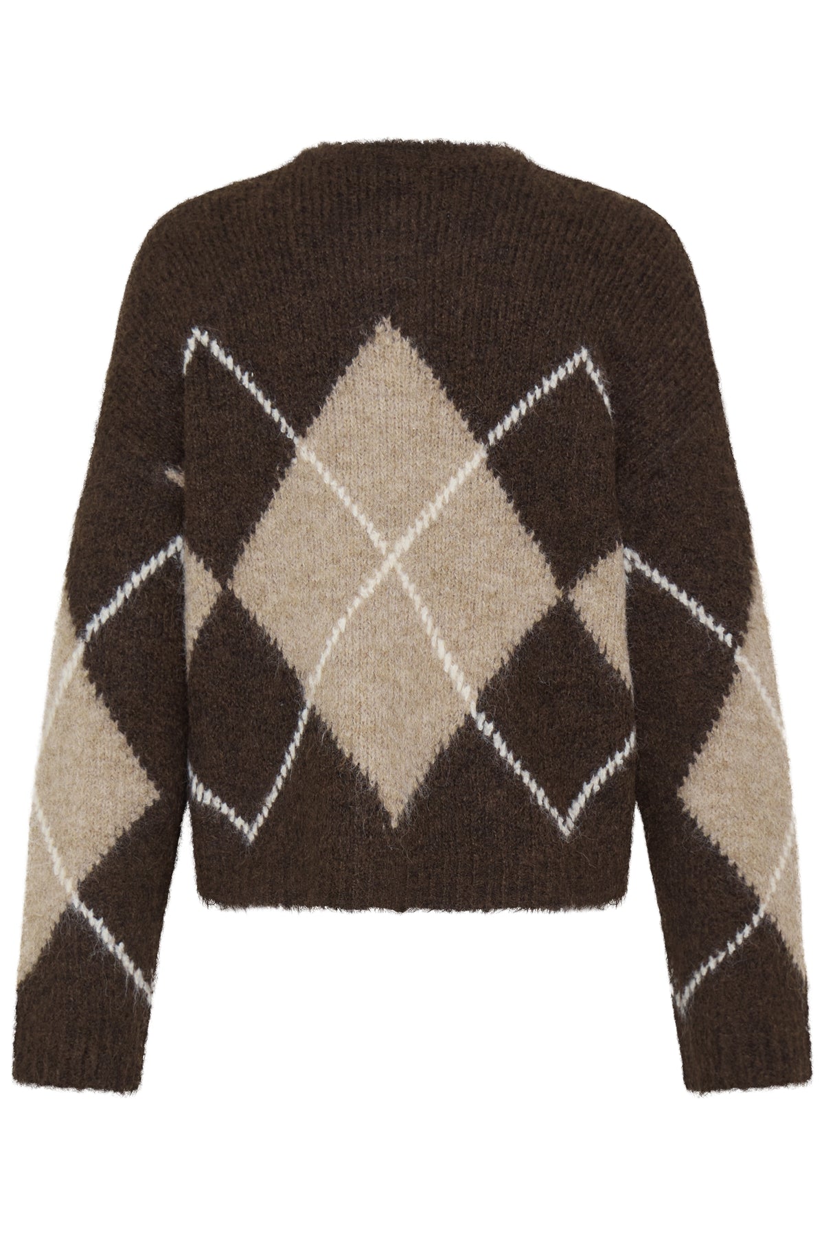 Fransa Charleen Argyle Cardigan