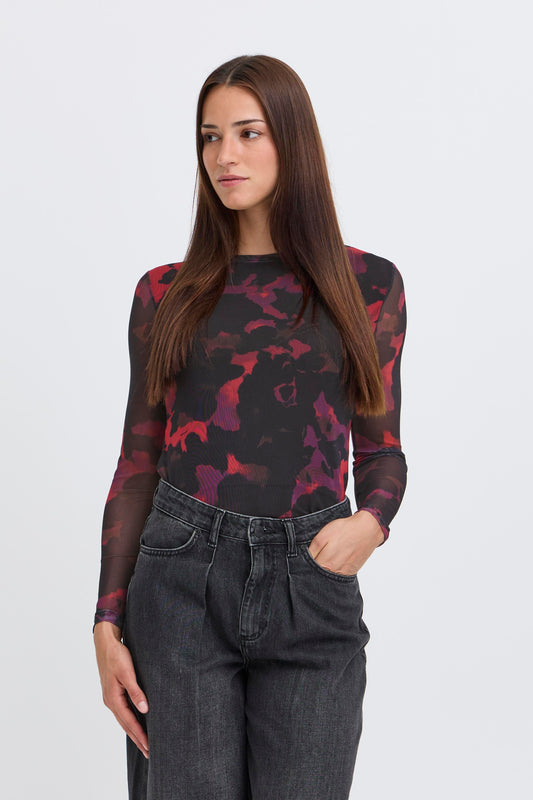 B-Young Paloma Mesh Top