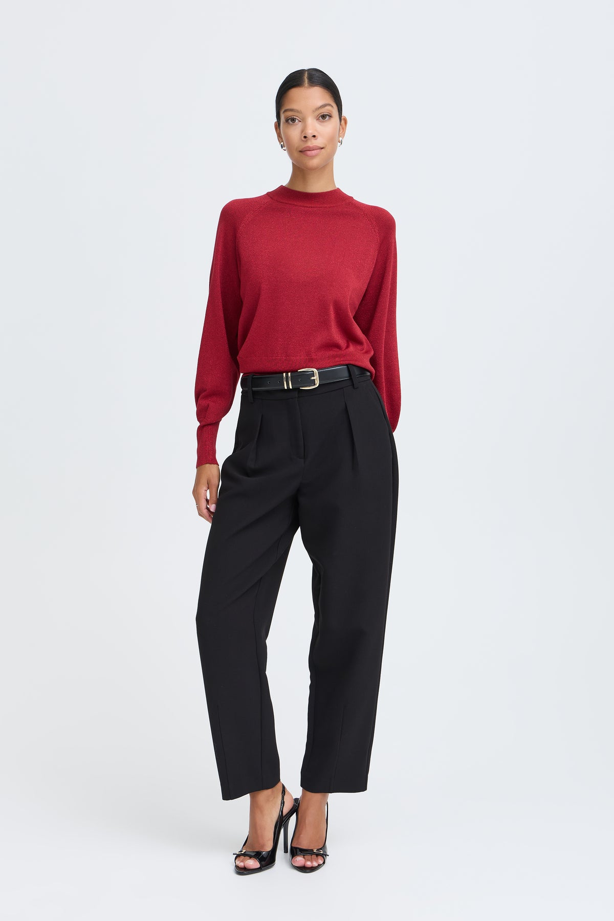 B.Young Mobbe Sparkly Thin Jumper